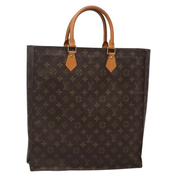 LOUIS VUITTON Monogram Sac Plat Hand Bag - Picture 12 of 16